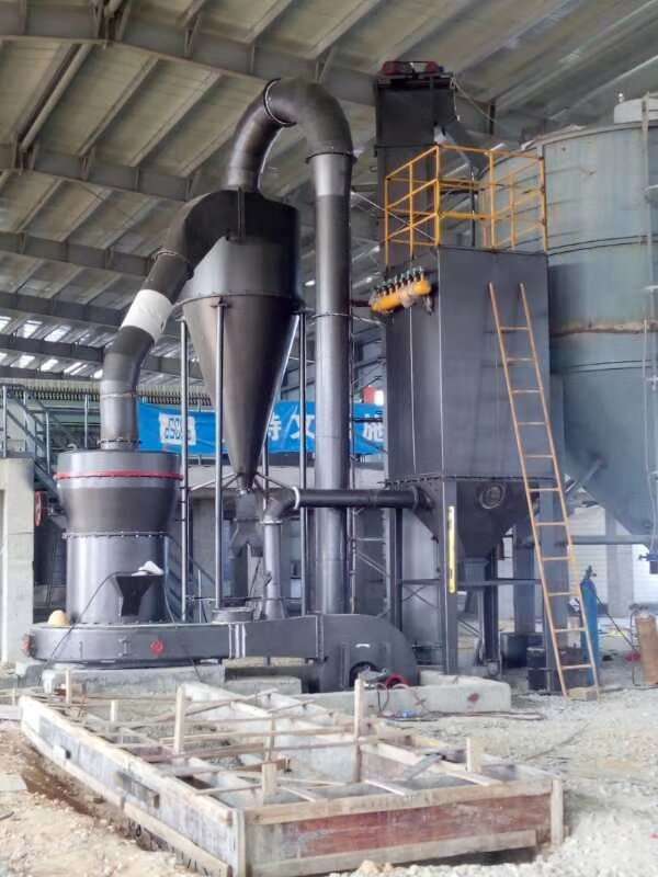 邁新機械在湖北的磨粉機生產線現場